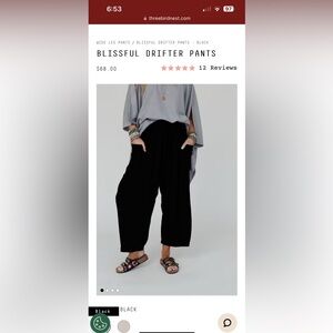 Three Bird Nest Blissful Drifter Pants